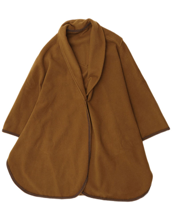 Casaco Poncho Feminino Vintage Tamanho Único Cáqui