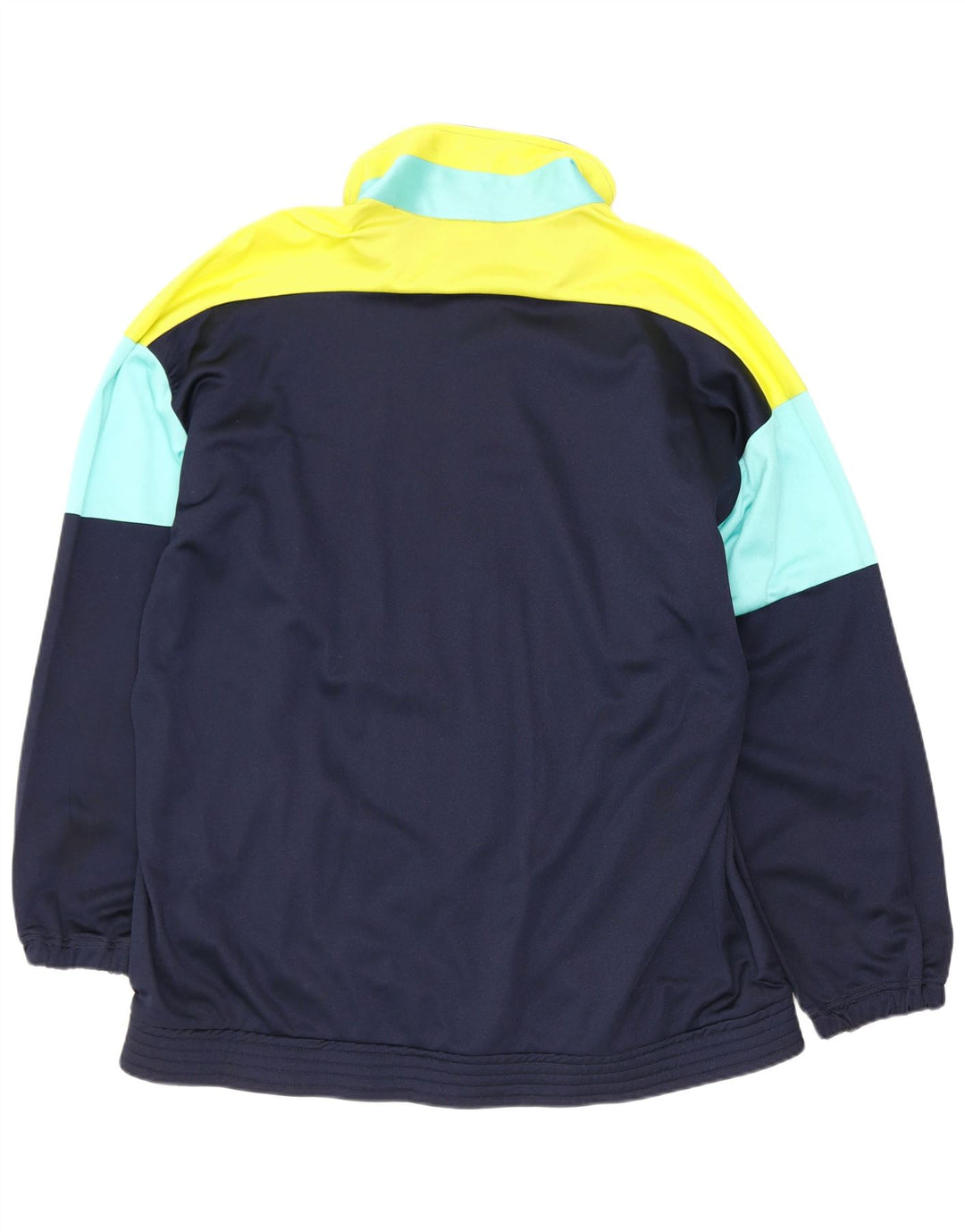 Sergio Tacchini Mens Treino Top Jacket IT 52 Grande Azul Marinho Retro