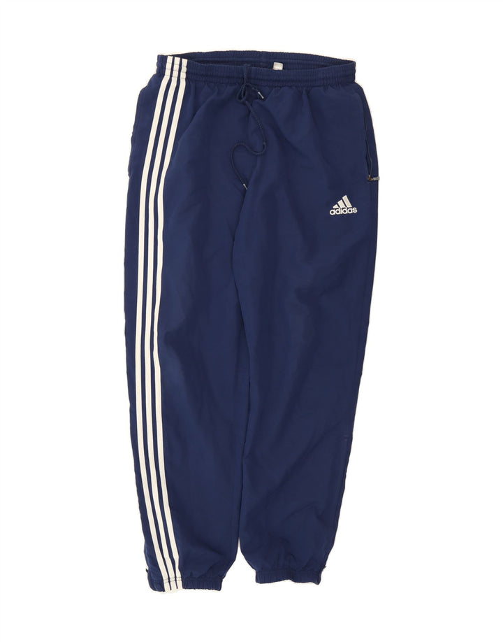 ADIDAS Mens Calças de treino Joggers Médio Azul Marinho Poliéster