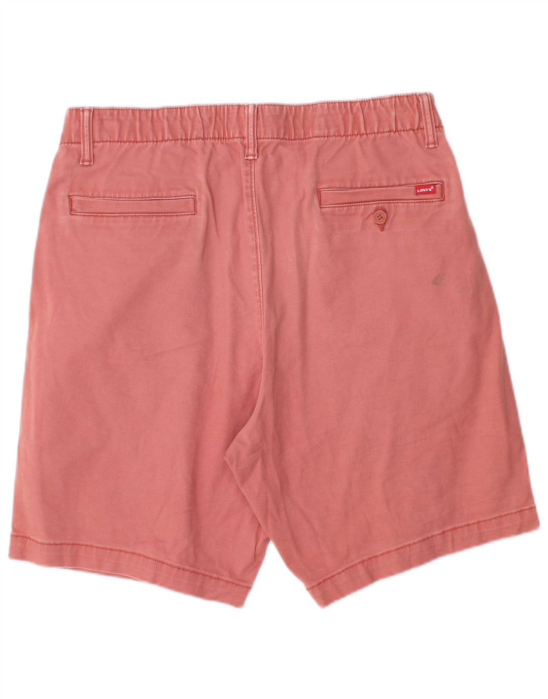 LEVI'S Mens Chino Shorts Médio W32 Algodão Vermelho