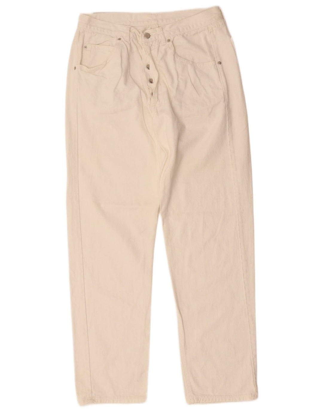 Calça jeans reta masculina Americanino W30 L30 branca