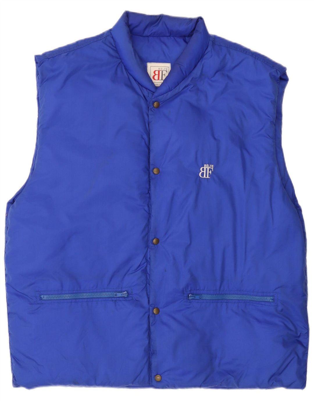 Belfe & Belfe Colete masculino acolchoado IT 54 2XL azul