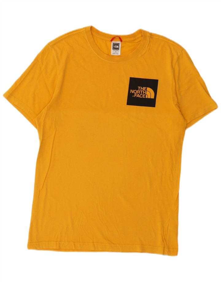 The North Face Camiseta Masculina Top Pequeno Algodão Amarelo