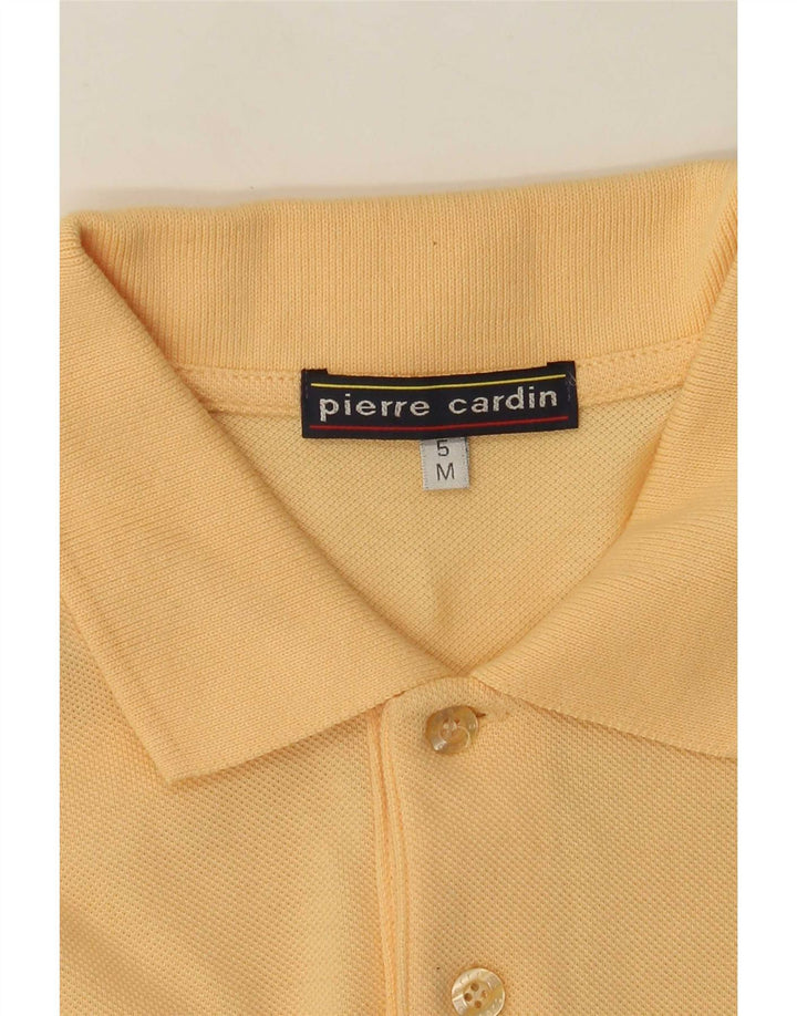 Camisa polo masculina Pierre Cardin amarelo médio