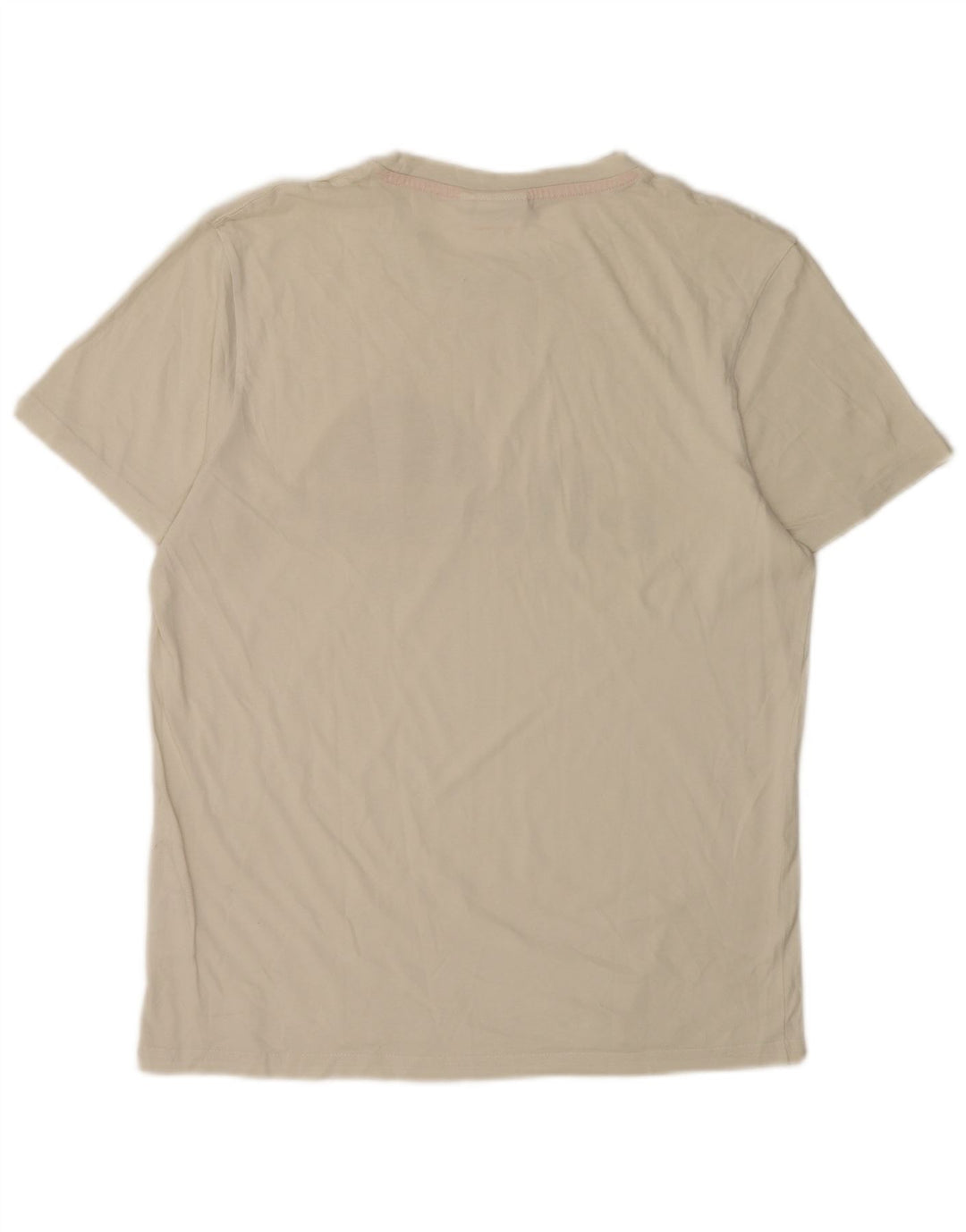 Ellesse Camiseta masculina Heritage Graphic Top grande de algodão branco