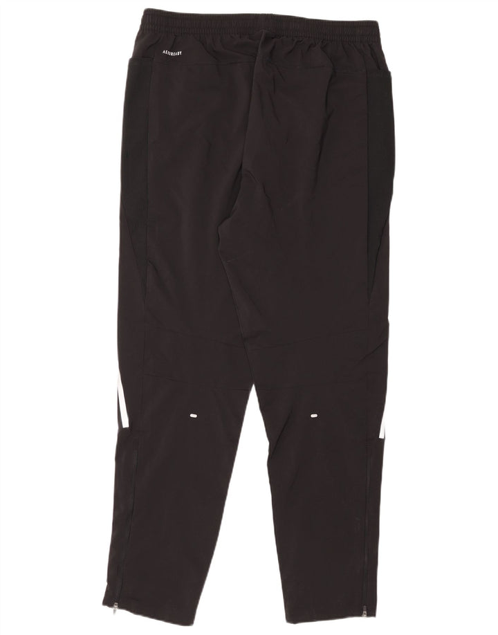 Calça de treino masculina Adidas Aeroready Regular Fit grande poliéster preto
