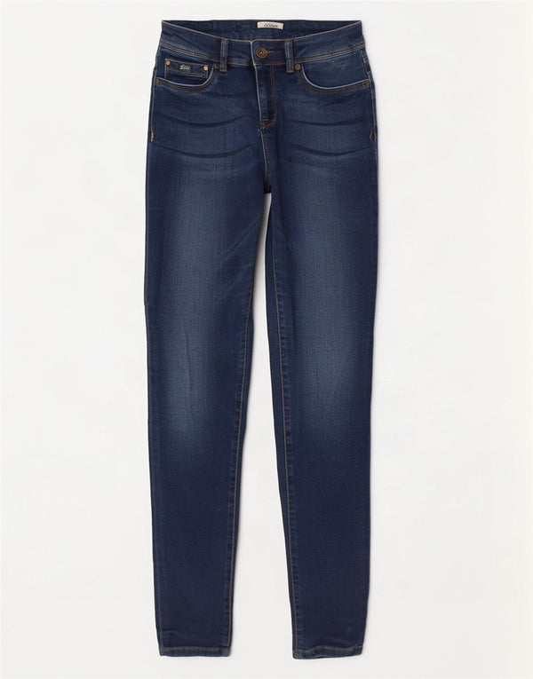 Superdry Womens Sophia Skinny Jeans W26 L32 Azul Marinho Algodão