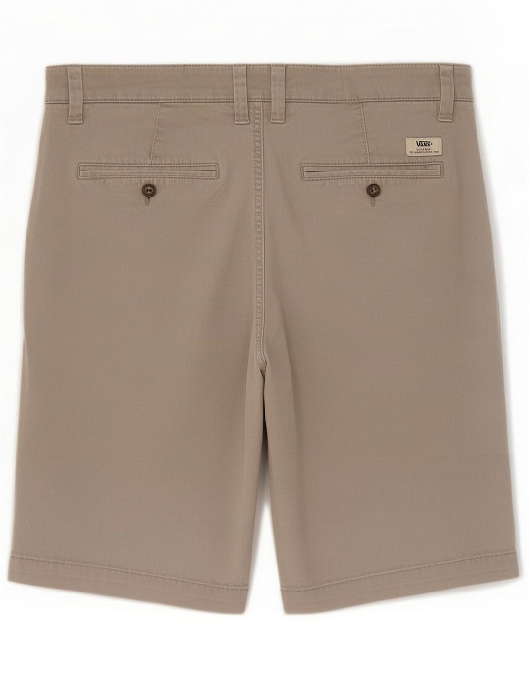 Vans Mens Chino Shorts Médio W32 Algodão Cinza