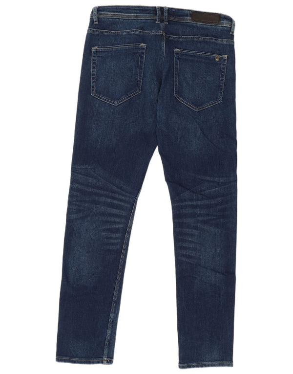 Zara Jeans Skinny Masculino EU 44 Grande W34 L31 Azul Marinho