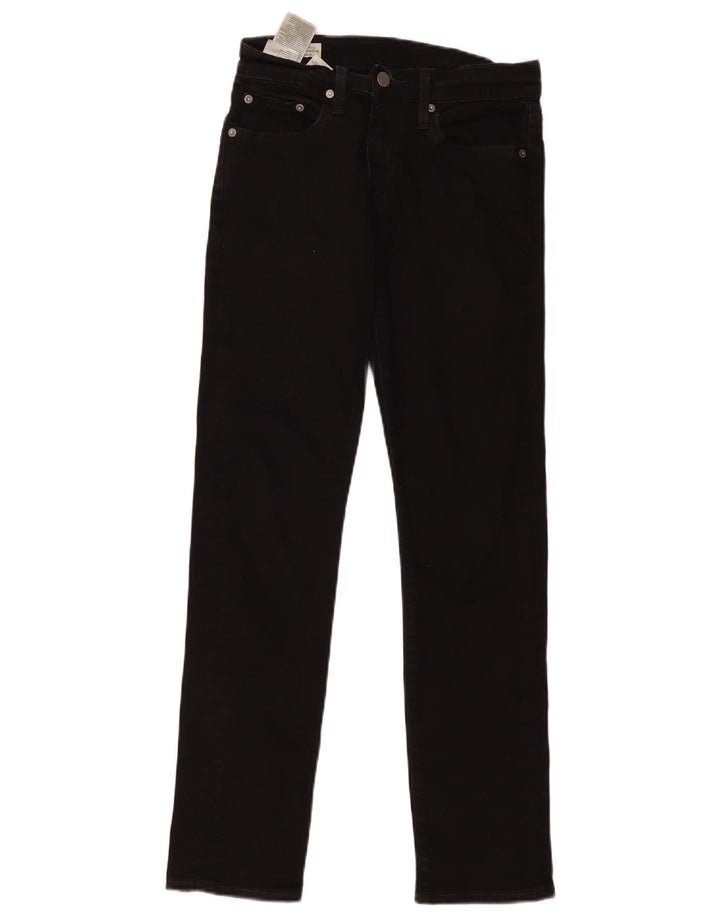 Jeans skinny feminino Levi's W28 L32 algodão preto