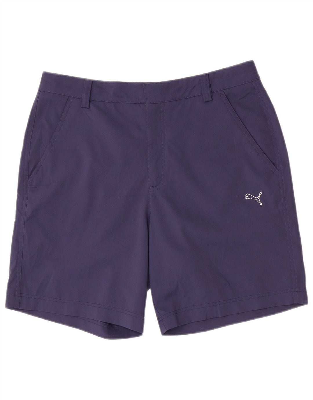 Shorts Chino Feminino Puma W32 Grande Azul Marinho