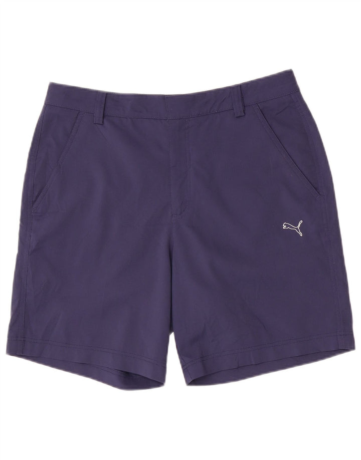 Shorts Chino Feminino Puma W32 Grande Azul Marinho