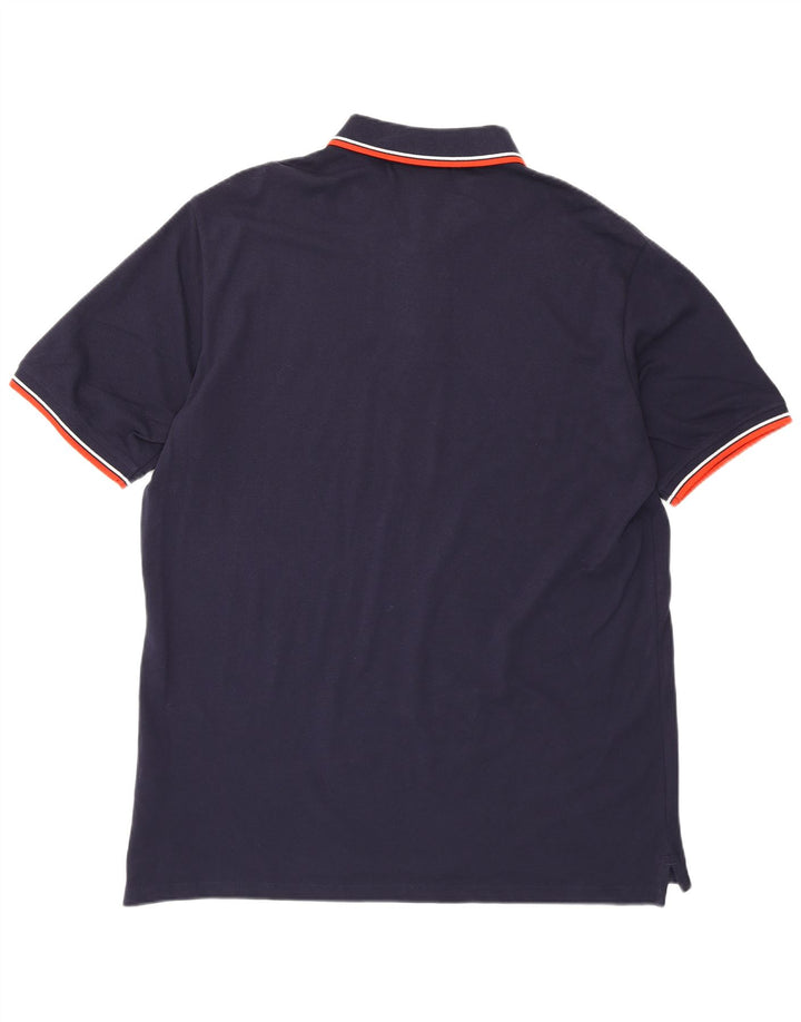 Camisa pólo masculina Sergio Tacchini 2XL algodão azul marinho