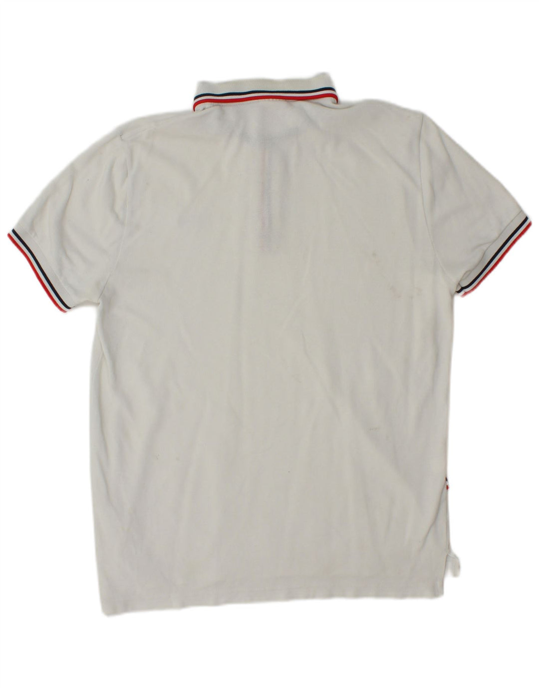 Camisa polo masculina LACOSTE tamanho 4 médio algodão branco