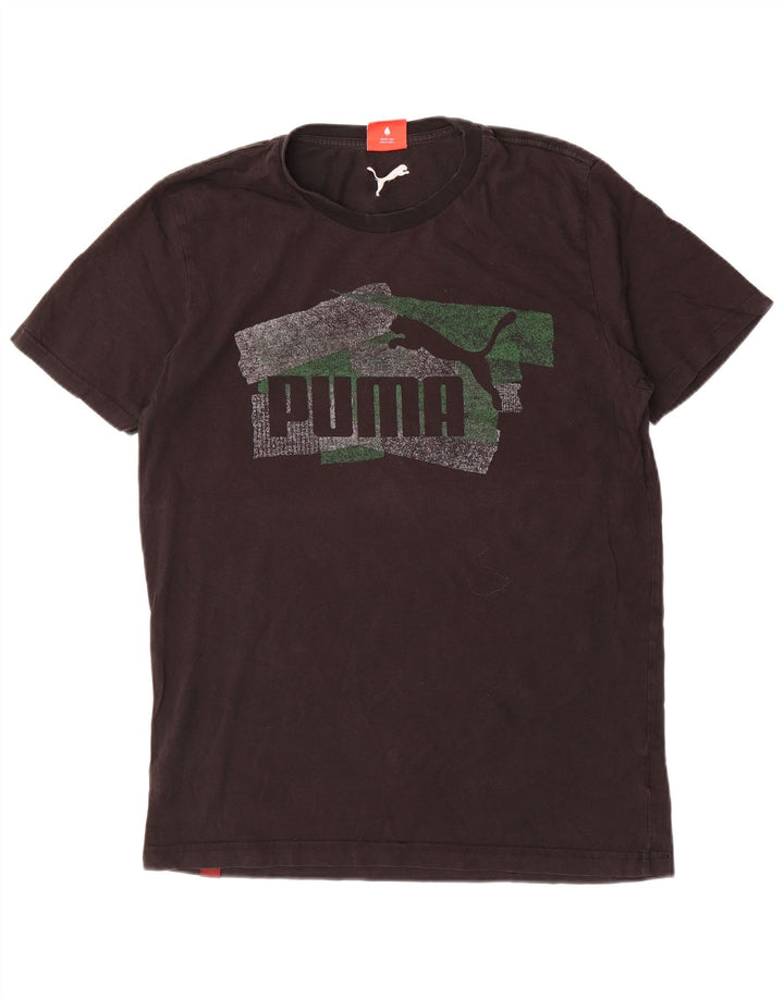 Camiseta masculina PUMA Graphic Top Médio Azul Marinho