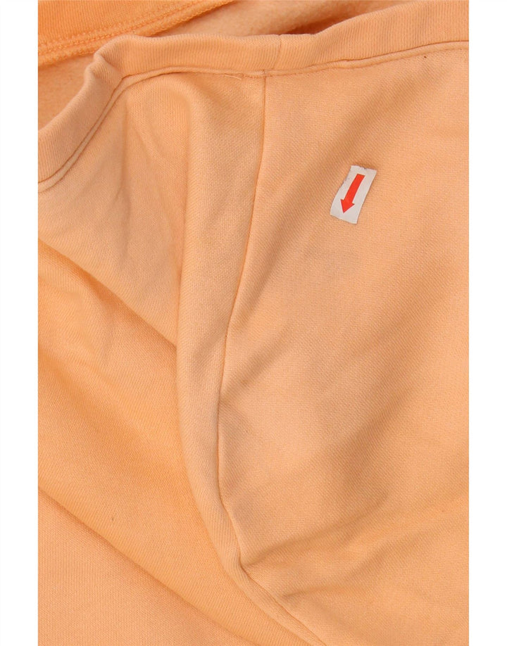 UNDER ARMOUR Womens Graphic Hoodie Jumper UK 6 XS Orange Vintage Under Armour and Second-Hand Under Armour from Messina Hembry 
