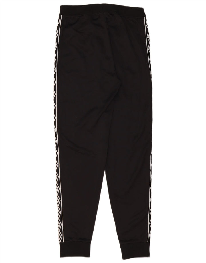 Umbro Mens Graphic Tracksuit Calça Joggers Pequeno Poliéster Preto