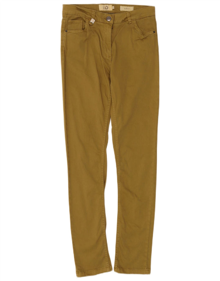 Calça feminina casual justa DACK'S IT 44 médio W30 L30 algodão cáqui