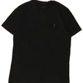 Camiseta masculina All Saints Top médio algodão preto