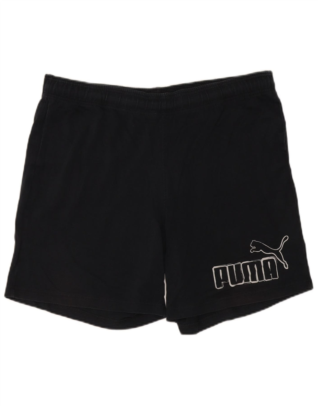 Shorts esportivos gráficos masculinos Puma XL preto poliéster