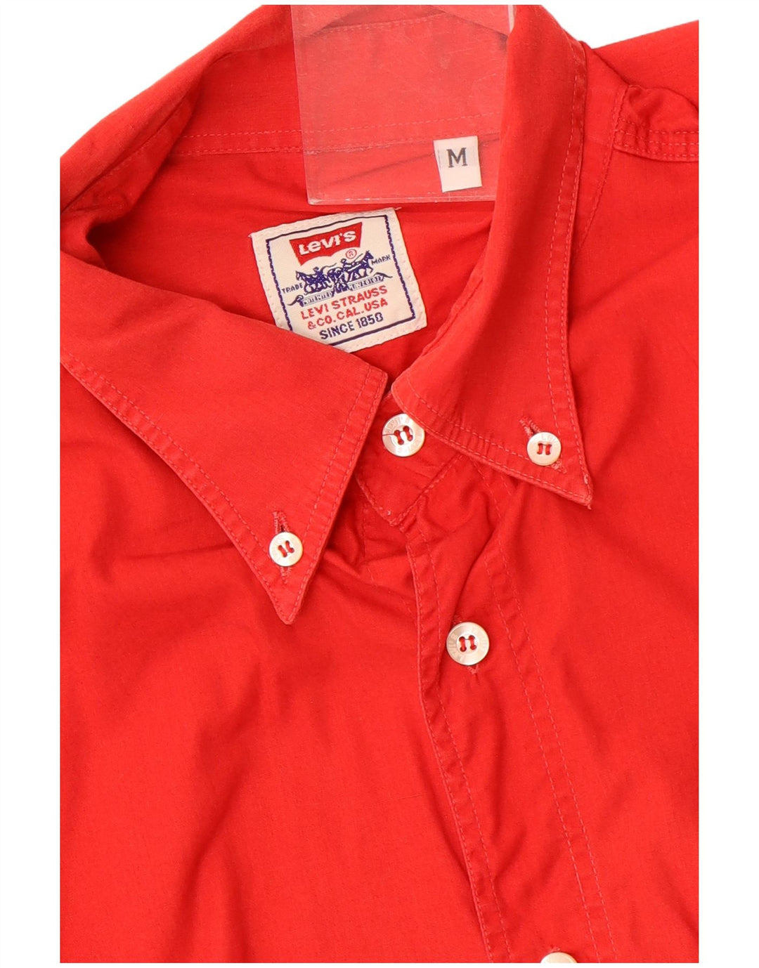 Camisa masculina sem mangas Levi's vermelho médio