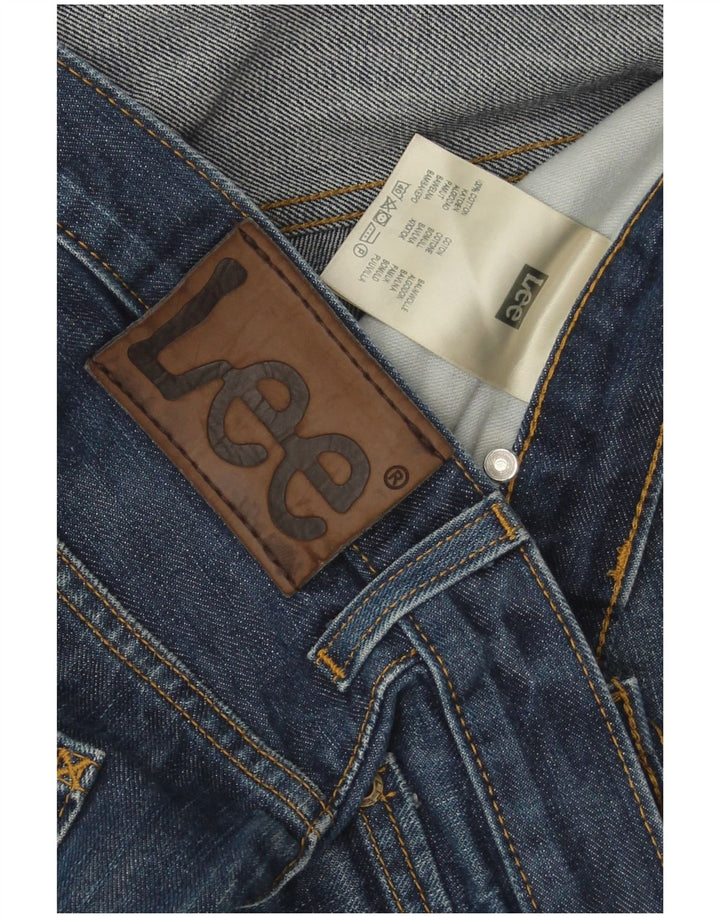 Lee Mens Zed Straight Jeans W34 L34 Azul Algodão
