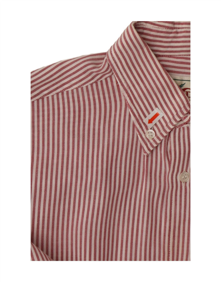 Camisa masculina PEROSINO listrada vermelha média