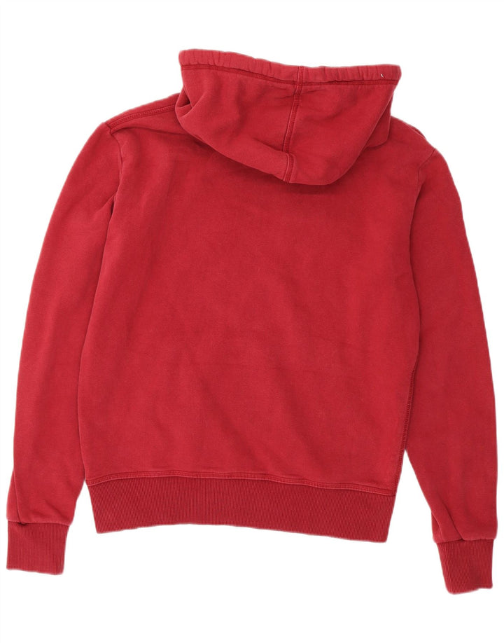 Superdry Mens Graphic Hoodie Jumper Médio Algodão Vermelho