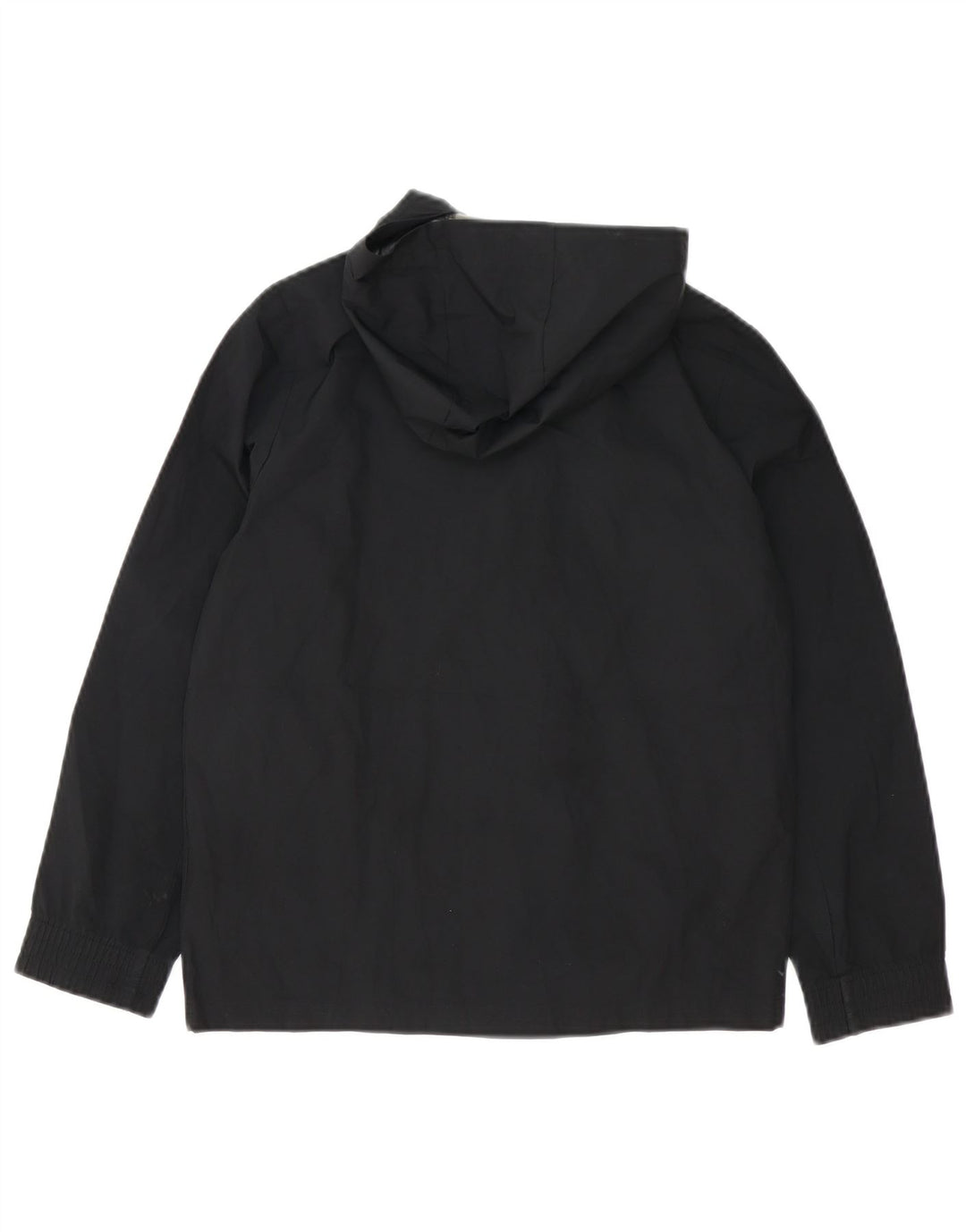 Jaqueta de chuva com capuz para meninos ADIDAS 9-10 anos preto poliéster