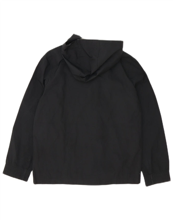 Jaqueta de chuva com capuz para meninos ADIDAS 9-10 anos preto poliéster
