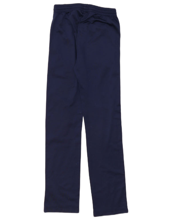 Calça de treino feminina Kappa UK 10 pequena azul marinho