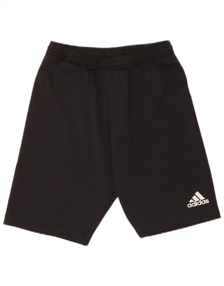 Shorts esportivos masculinos ADIDAS 11-12 anos grande poliéster preto