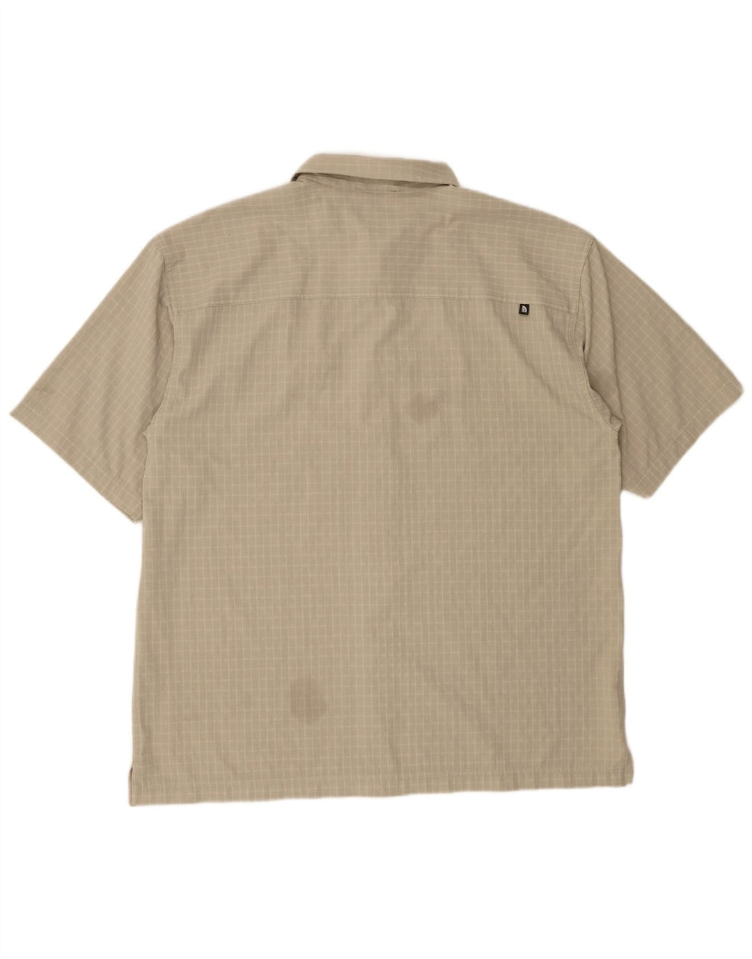 Camisa masculina de manga curta The North Face XL verde xadrez poliéster