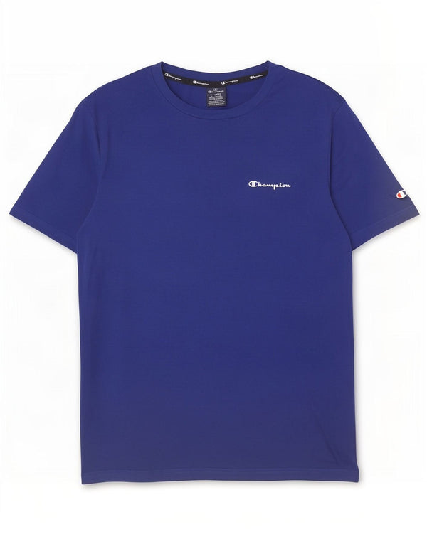 Camiseta masculina Champion XL azul algodão
