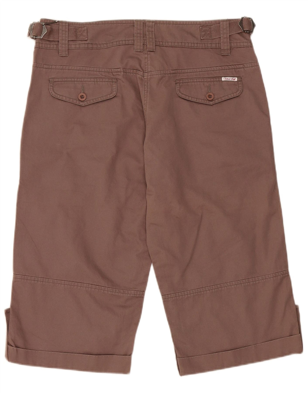 Bermuda Chino Feminina White Stuff UK 12 Médio W32 Algodão Marrom