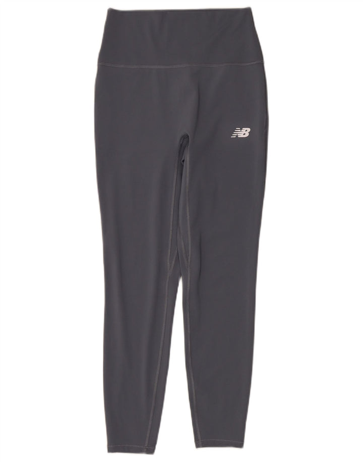 Leggings femininos New Balance UK 14 poliéster cinza médio