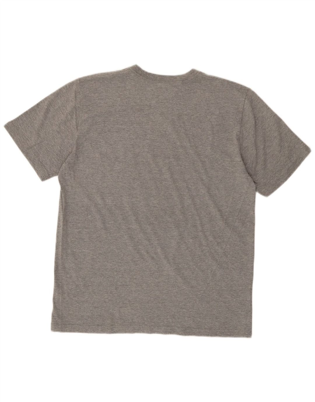 Camiseta masculina NIKE Regular Fit Graphic Top Grande Algodão Cinza