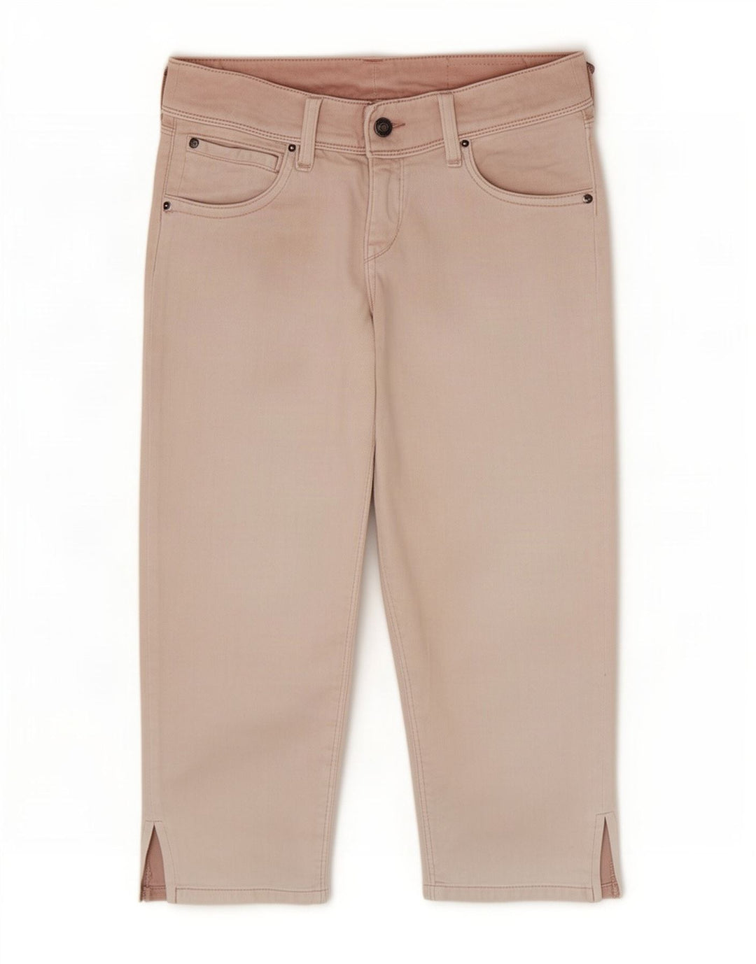 Calça jeans feminina Levi's Capri W27 L18 algodão rosa