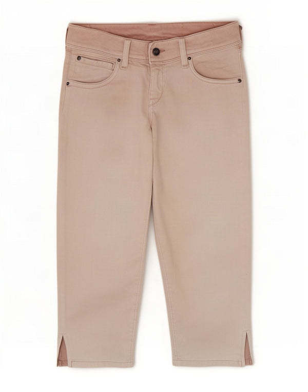 Calça jeans feminina Levi's Capri W27 L18 algodão rosa