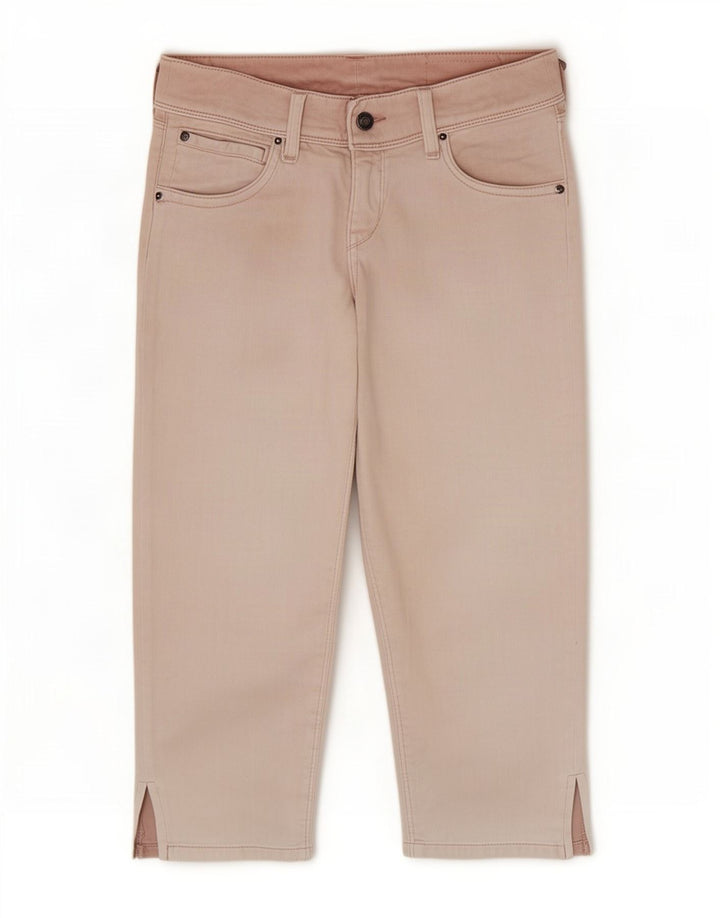 Calça jeans feminina Levi's Capri W27 L18 algodão rosa