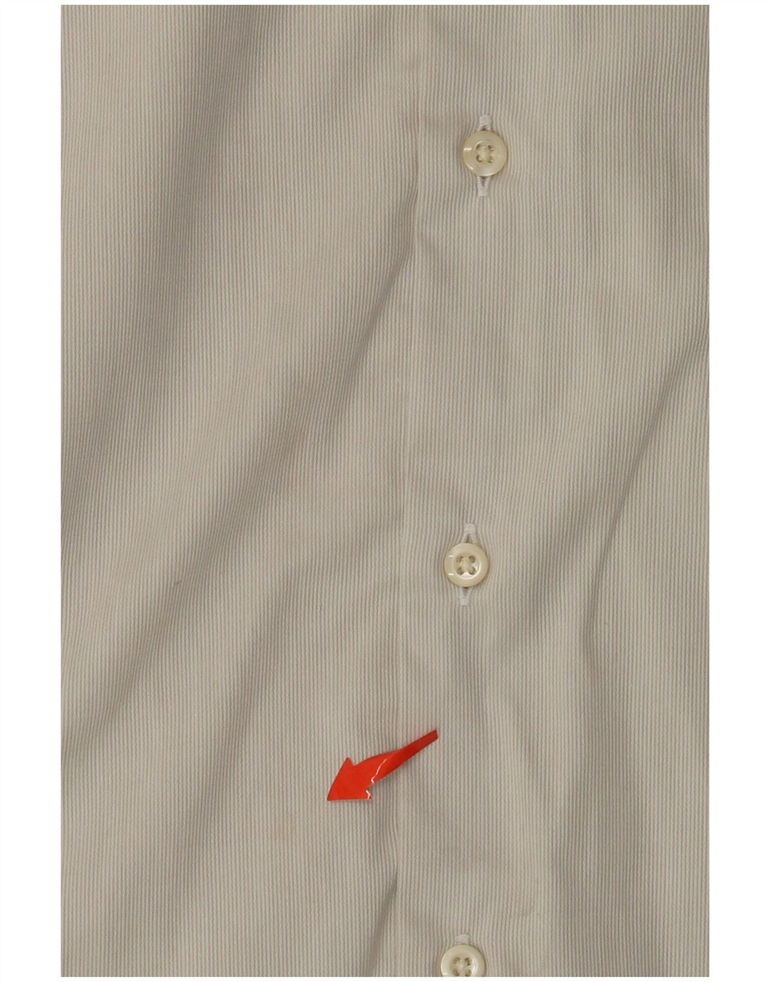 Camisa masculina HUGO BOSS tamanho 43 17 XL risca de giz branco