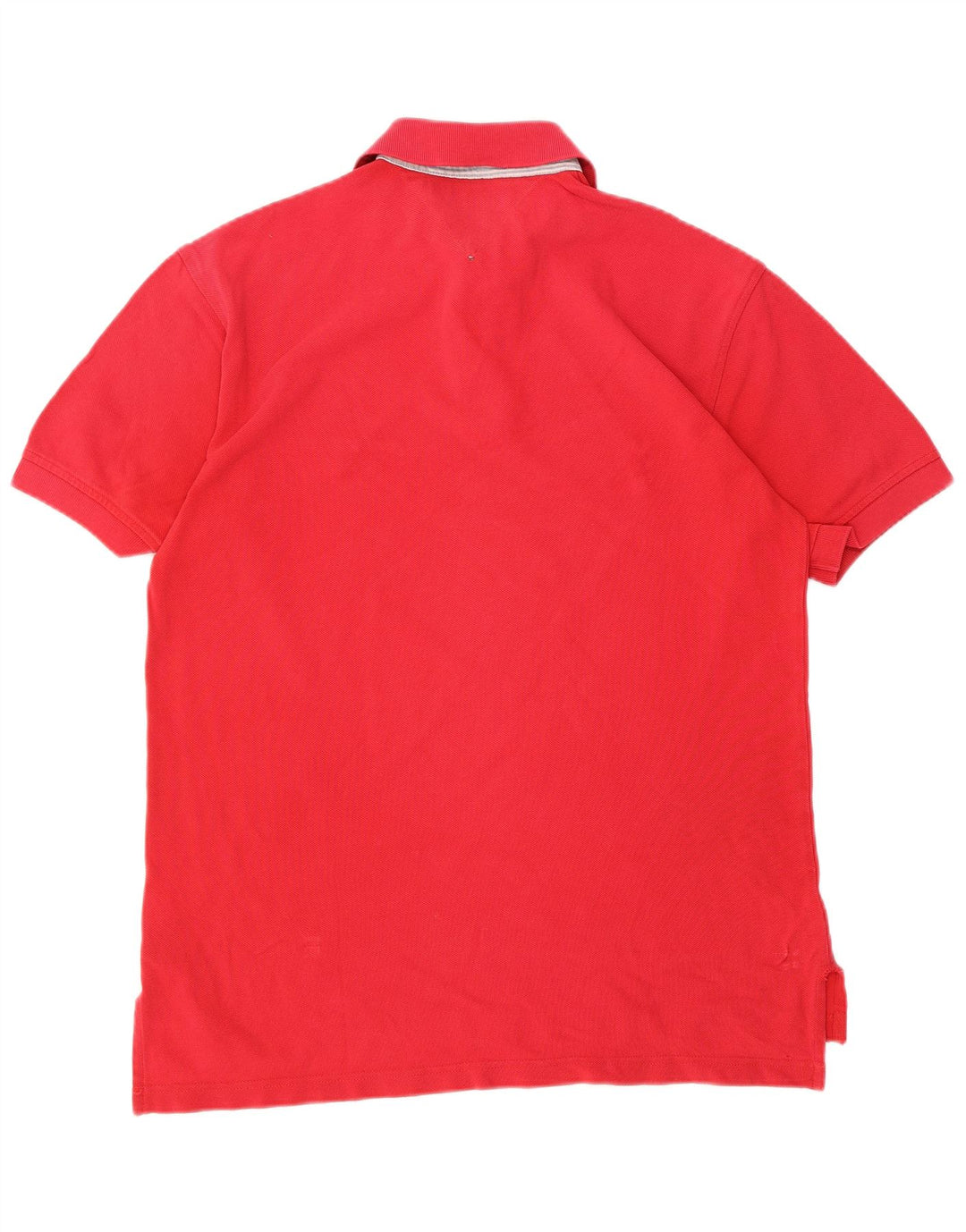 Camisa polo masculina Tommy Hilfiger médio algodão vermelho