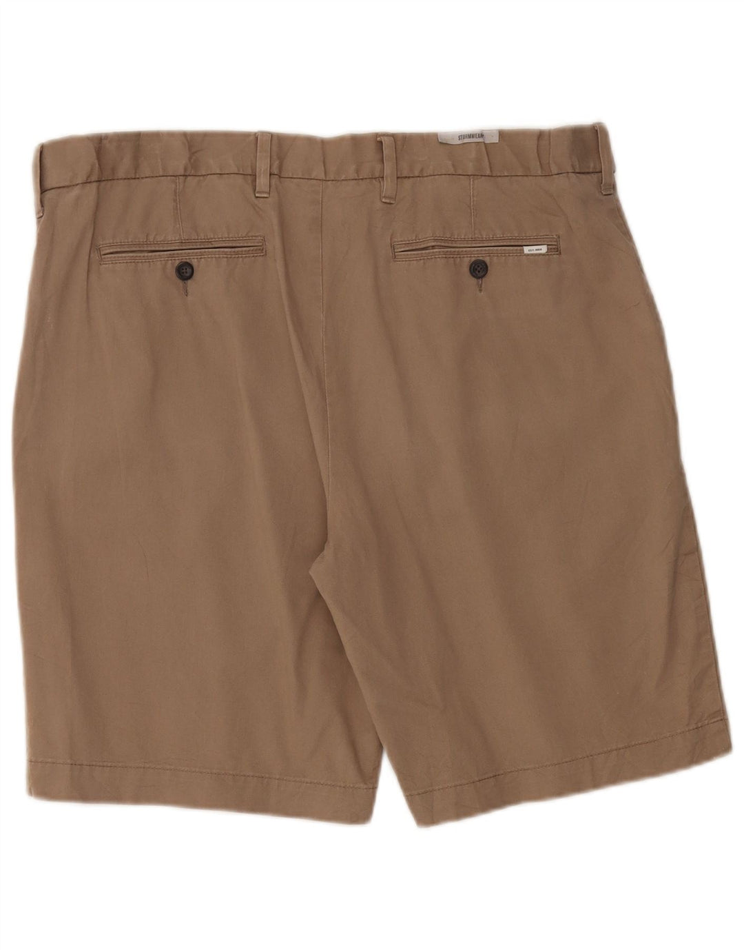 Shorts chino masculino Marks & Spencer W40 XL algodão bege