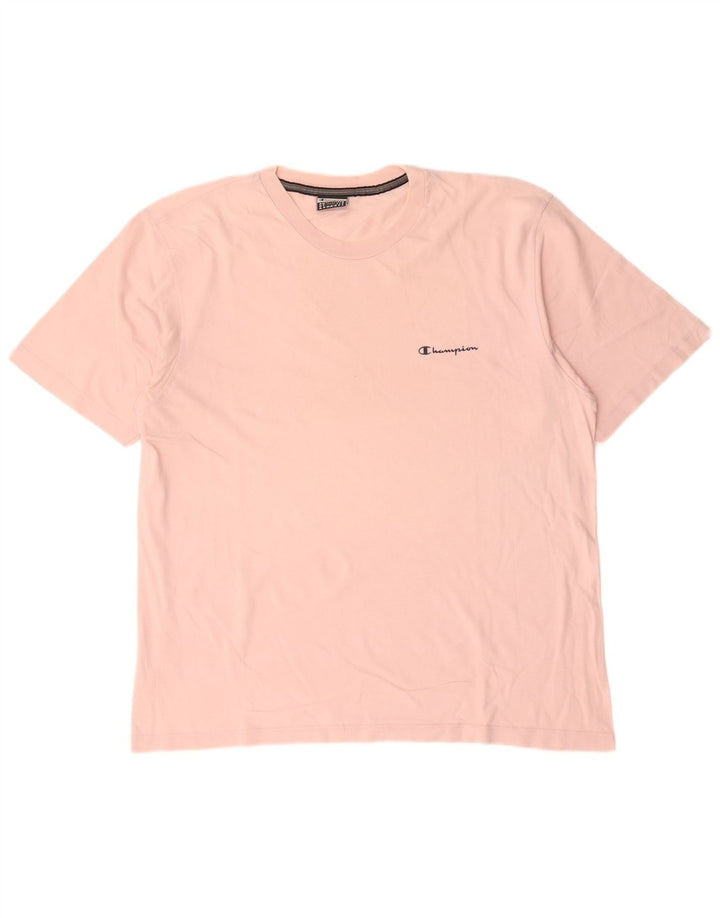 Camiseta masculina Champion Top XL algodão rosa