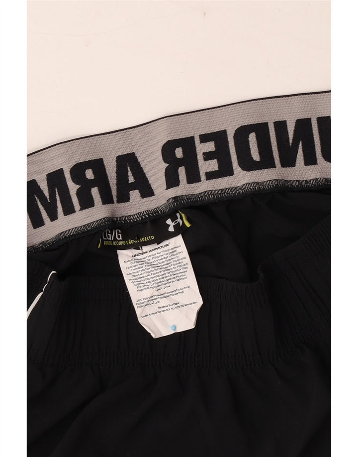 Under Armour Mens Graphic Sport Shorts Grande Poliéster Colorblock Preto
