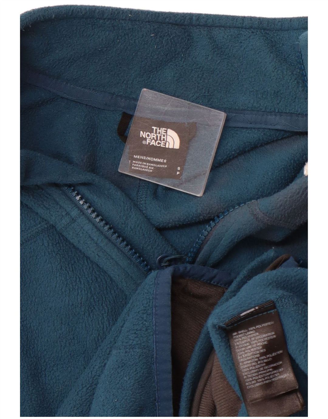 Jaqueta masculina The North Face Liner Fleece UK 36 poliéster azul pequeno