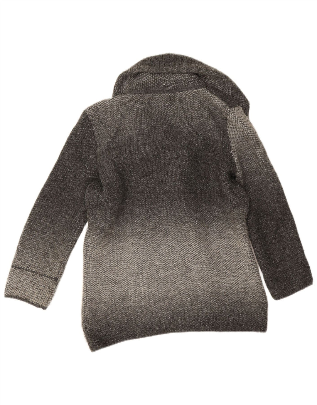 Casaco feminino oversized Pea da Marks & Spencer Reino Unido 10 acrílico cinza pequeno