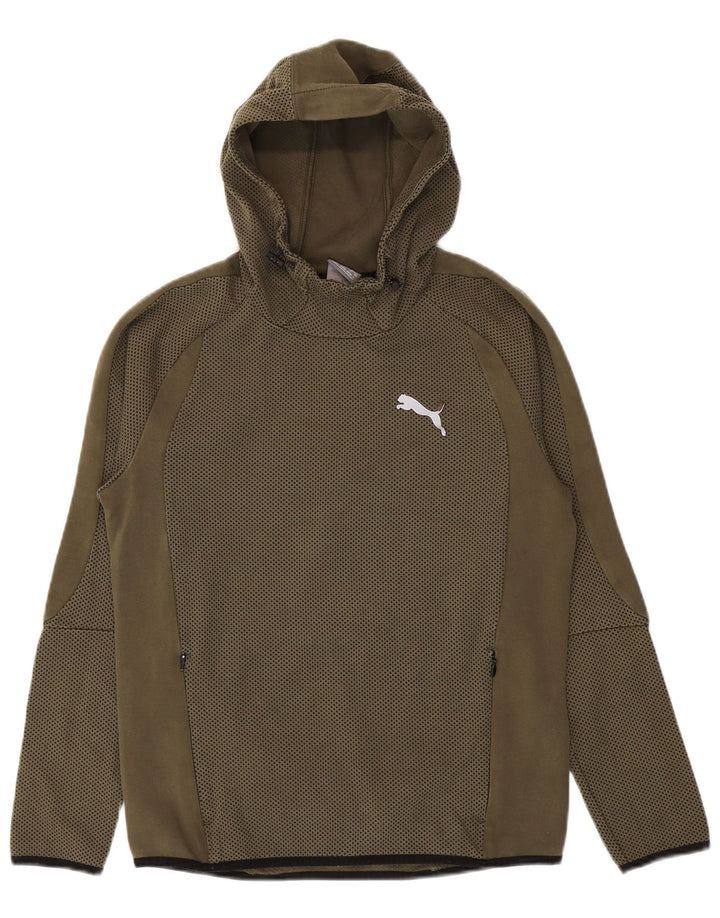 Nike Mens Hoodie Jumper Pequeno Caqui