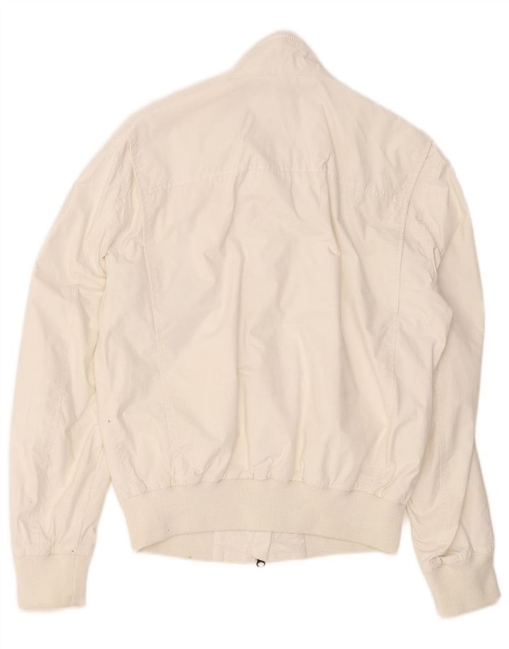 Jaqueta bomber masculina BLAUER UK 38 nylon branco médio