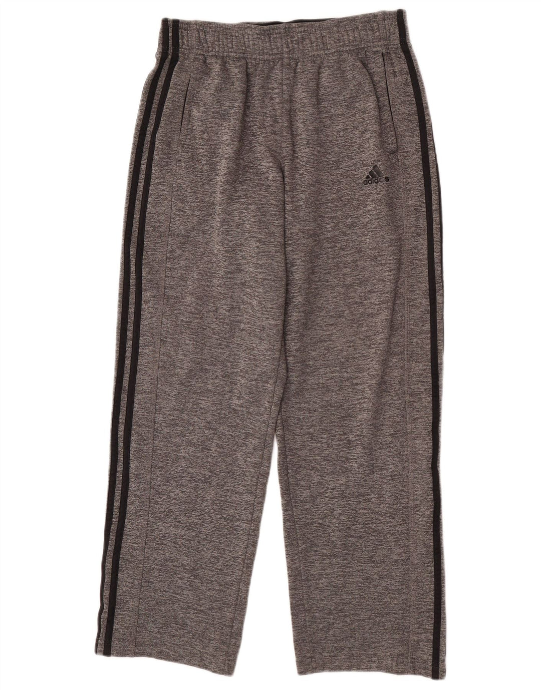 Calça de treino masculina Adidas Climawarm cinza médio poliéster manchado